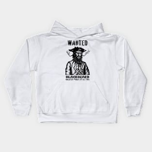 Blackbeard Pirate Kids Hoodie